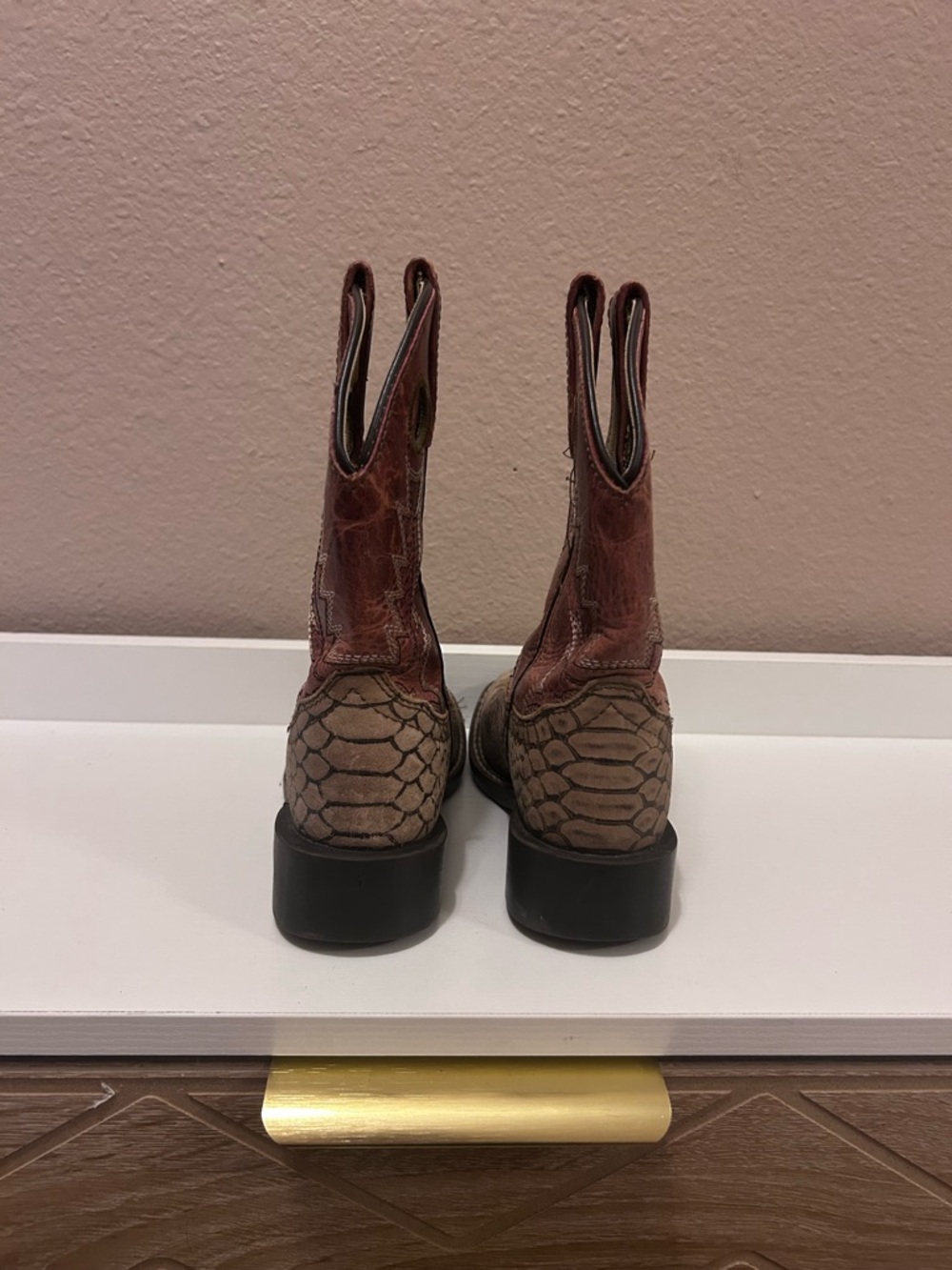 Smoky Mountain Brown Kids Cowboy Boots - Picture 4 of 5